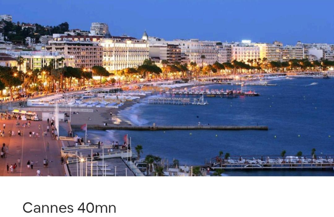 Bel Appartement Les Pieds Dans L'Eau Villeneuve-Loubet Exterior foto